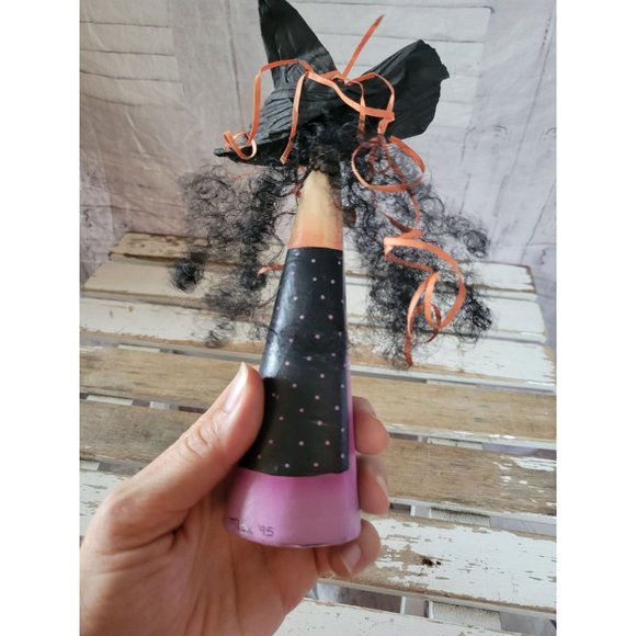 Steeple people witch flowers Halloween home decor shabby chic - Picture 5 of 7